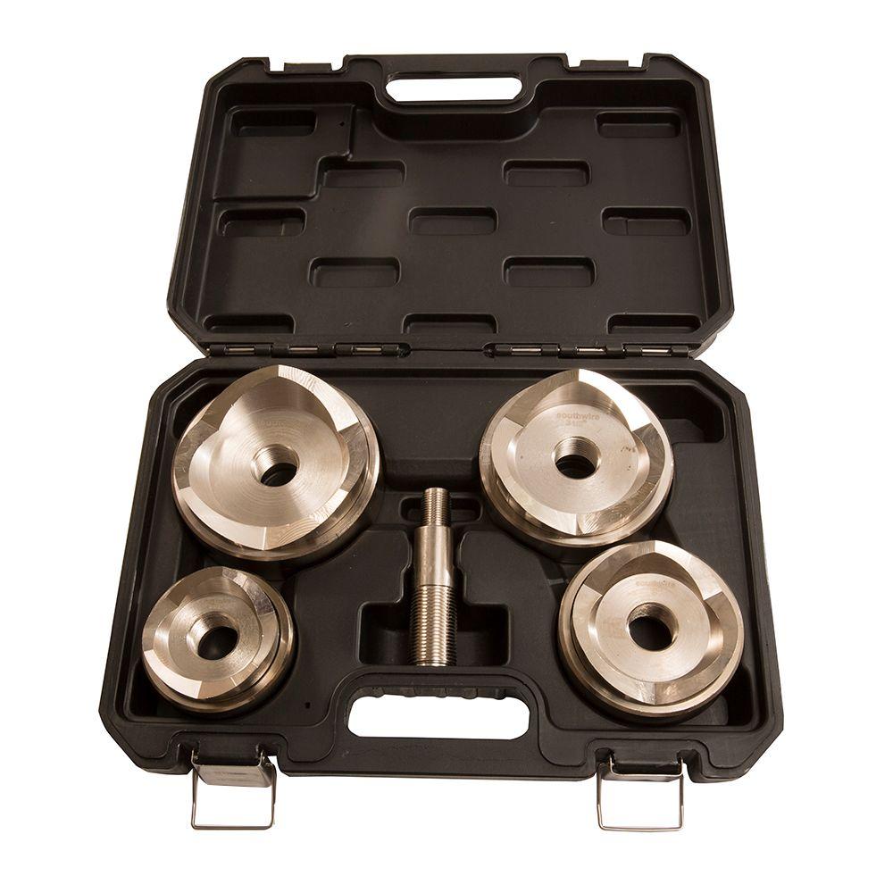 Southwire 21/2 in. to 4 in. Max Large Punch and Die Cutter Set for