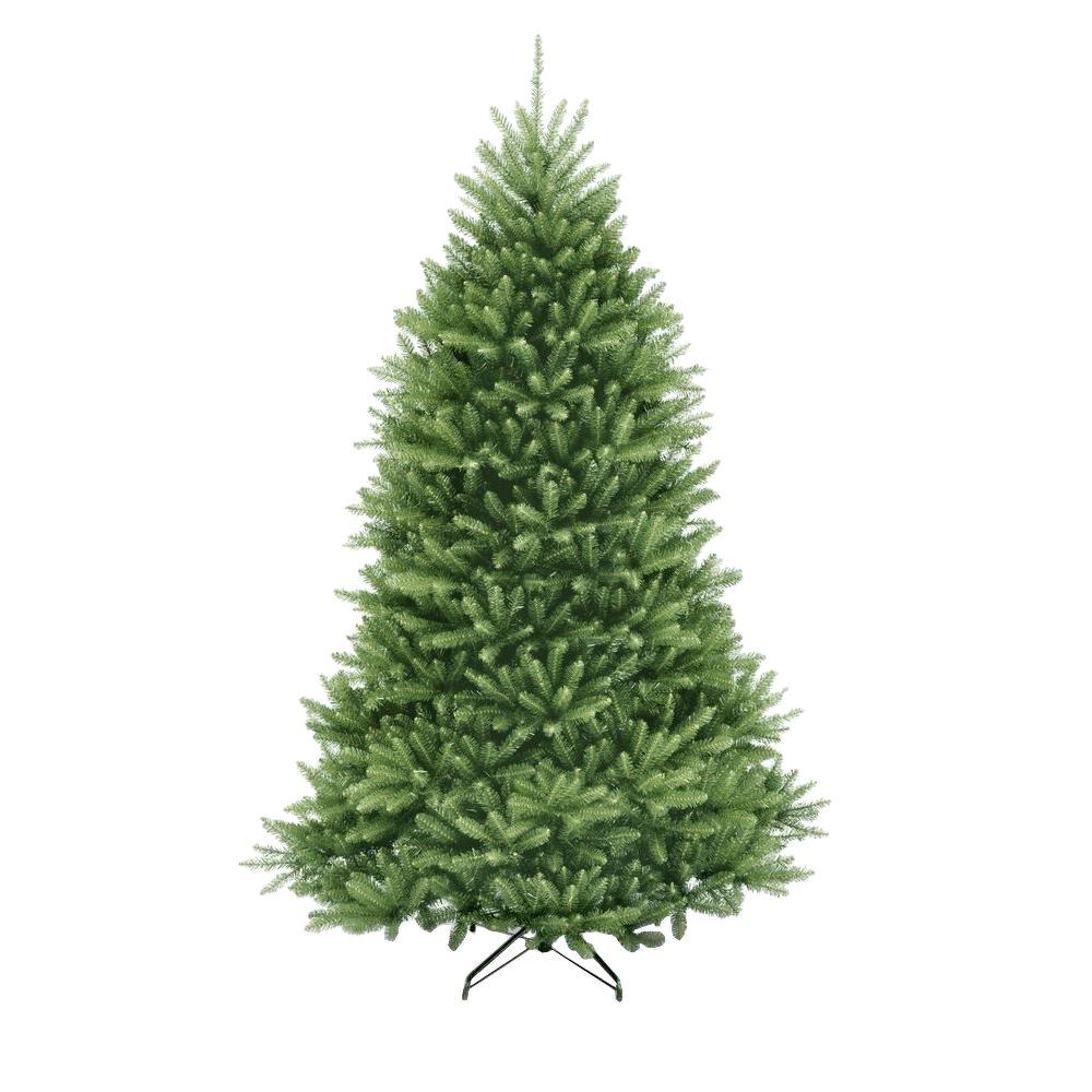 Home Accents Holiday 7 5 Ft Dunhill Fir Unlit Artificial Christmas Tree Duh3 75 The Home Depot