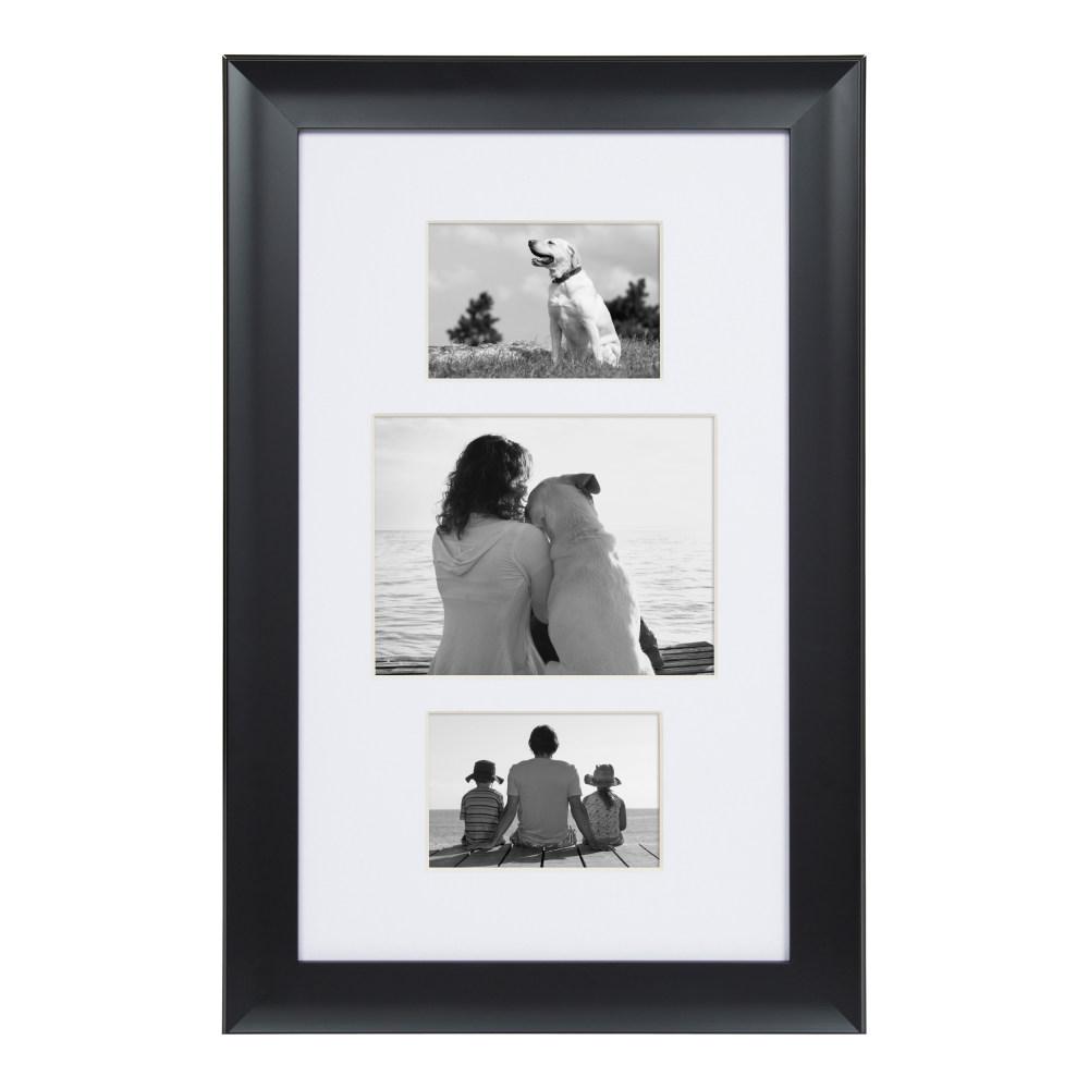 Designovation Scoop 14 In X 24 Matted To 1 8 10 And 2 Scoop 14 In X 24 Matted To 1 8 10 And 2 5 7 Black Picture Frame