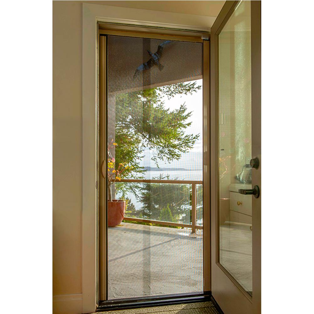 Visiscreen 44 In X 84 In Vs1 Black Retractable Screen Door