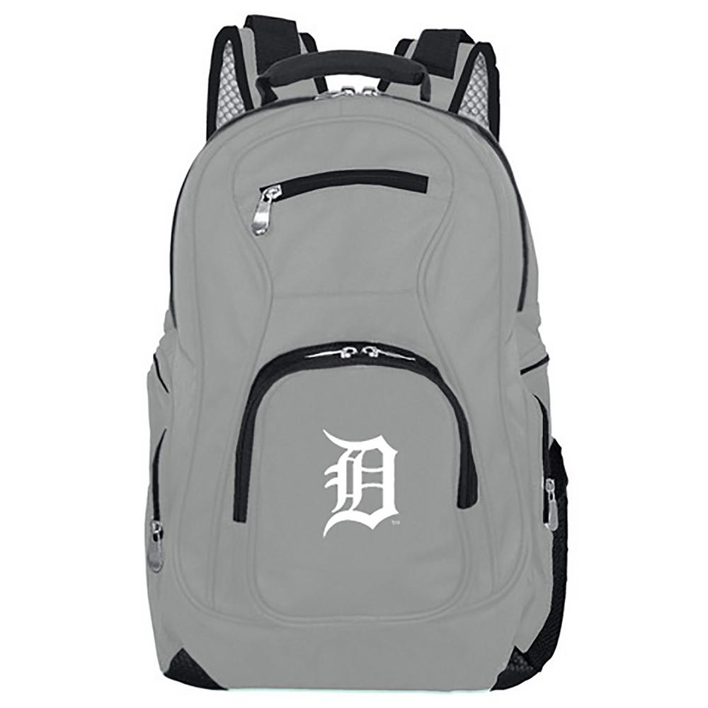 Mlb Detroit Tigers 19 In Gray Laptop Backpack