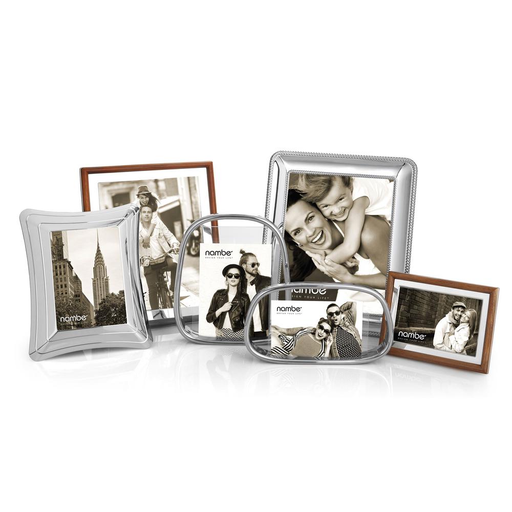 Nambe Bella Metal Picture Frame 5 X 7 Mt0623 The Home Depot