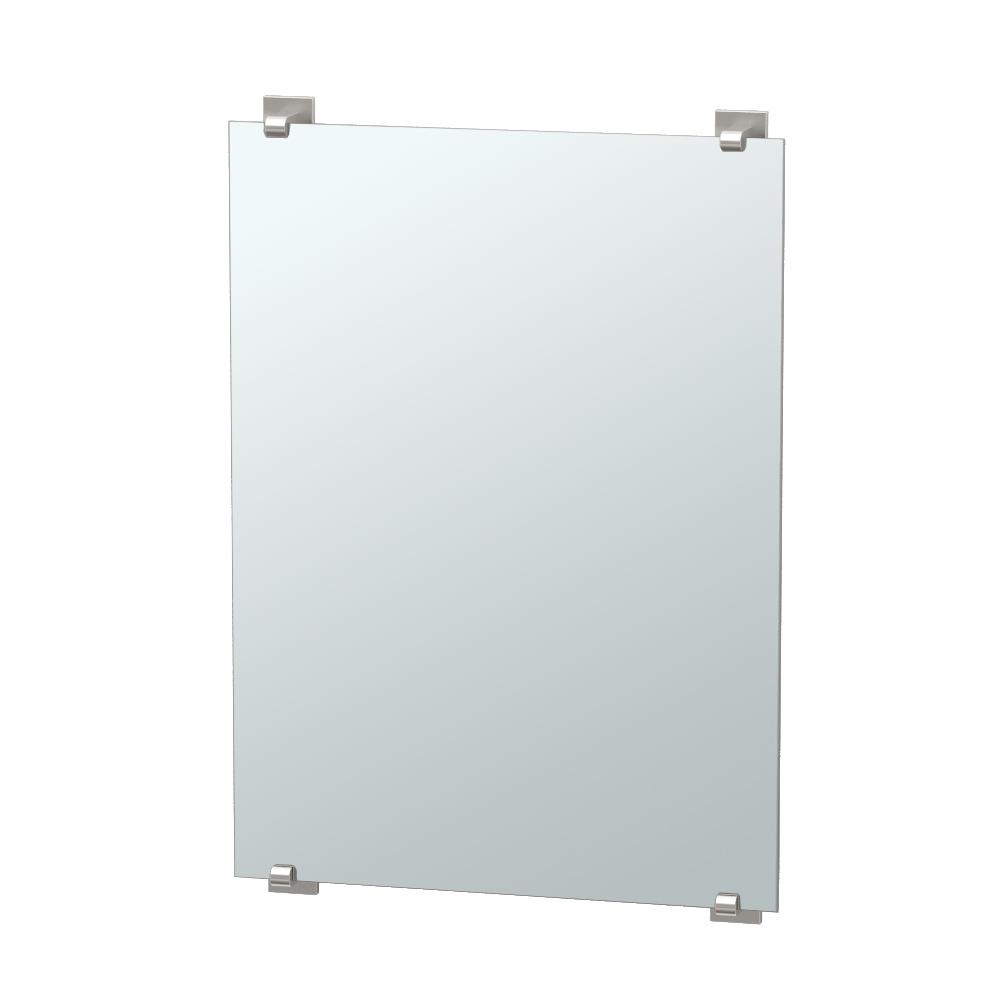 Gatco Elevate 32 In. X 22 In. Frameless Mirror In Satin Nickel-1596 ...