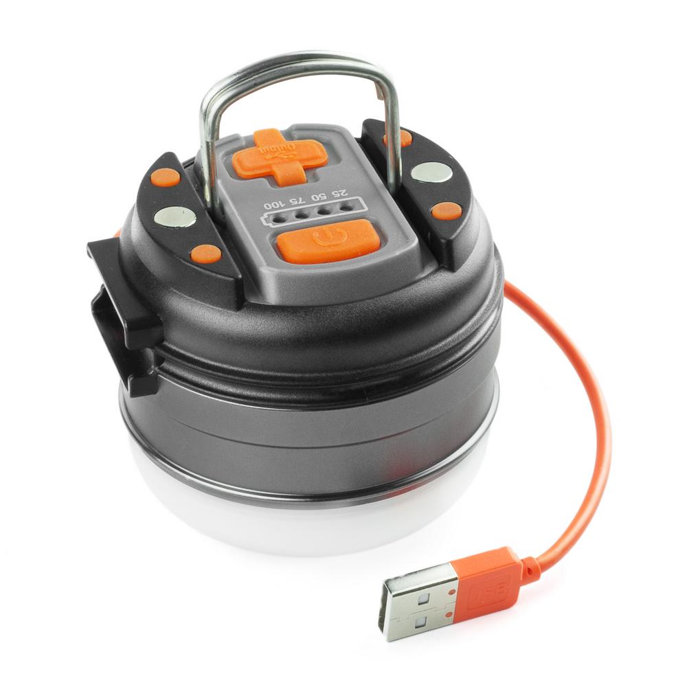 Wagan Tech 220 Lumens BriteNite Dome LED Lantern USB Rechargeable Light4302 The Home Depot