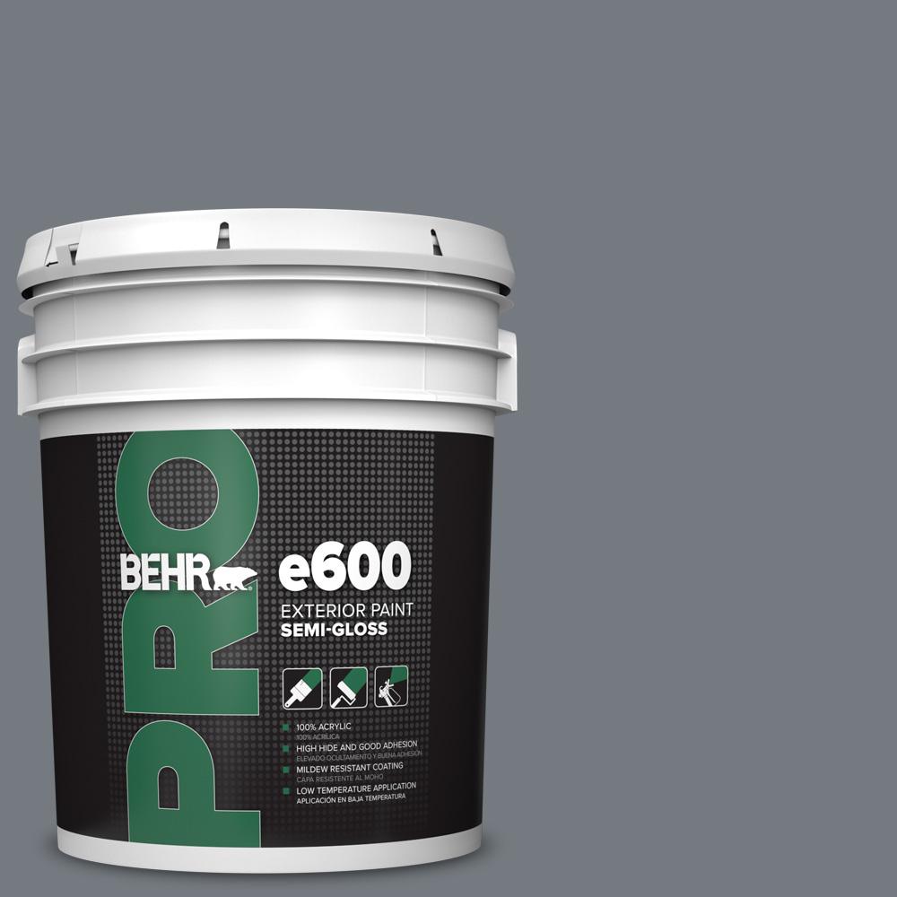 BEHR PRO 5 gal. N5105 Liquid Mercury color SemiGloss BEHR PRO 5 gal. N5105 Liquid Mercury color SemiGloss