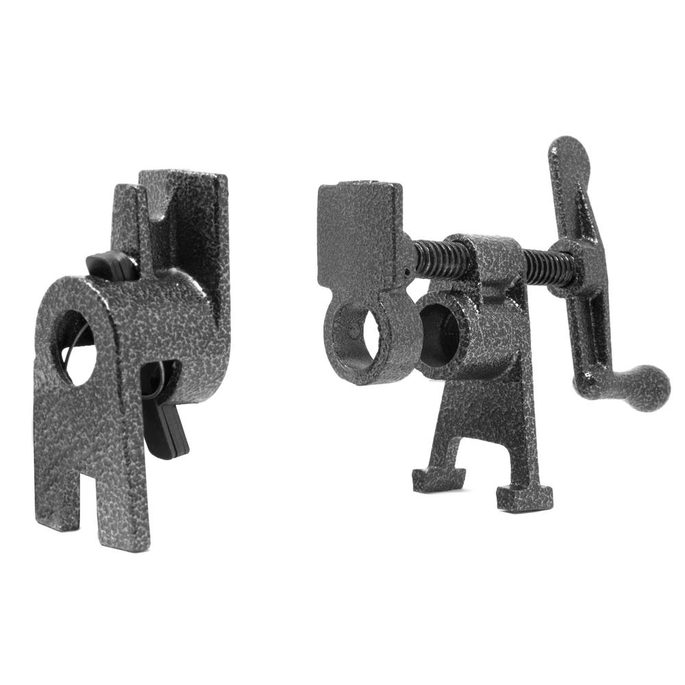 WEN Heavy-Duty 1 2 in. Cast Iron Pipe Clamp Vise for 