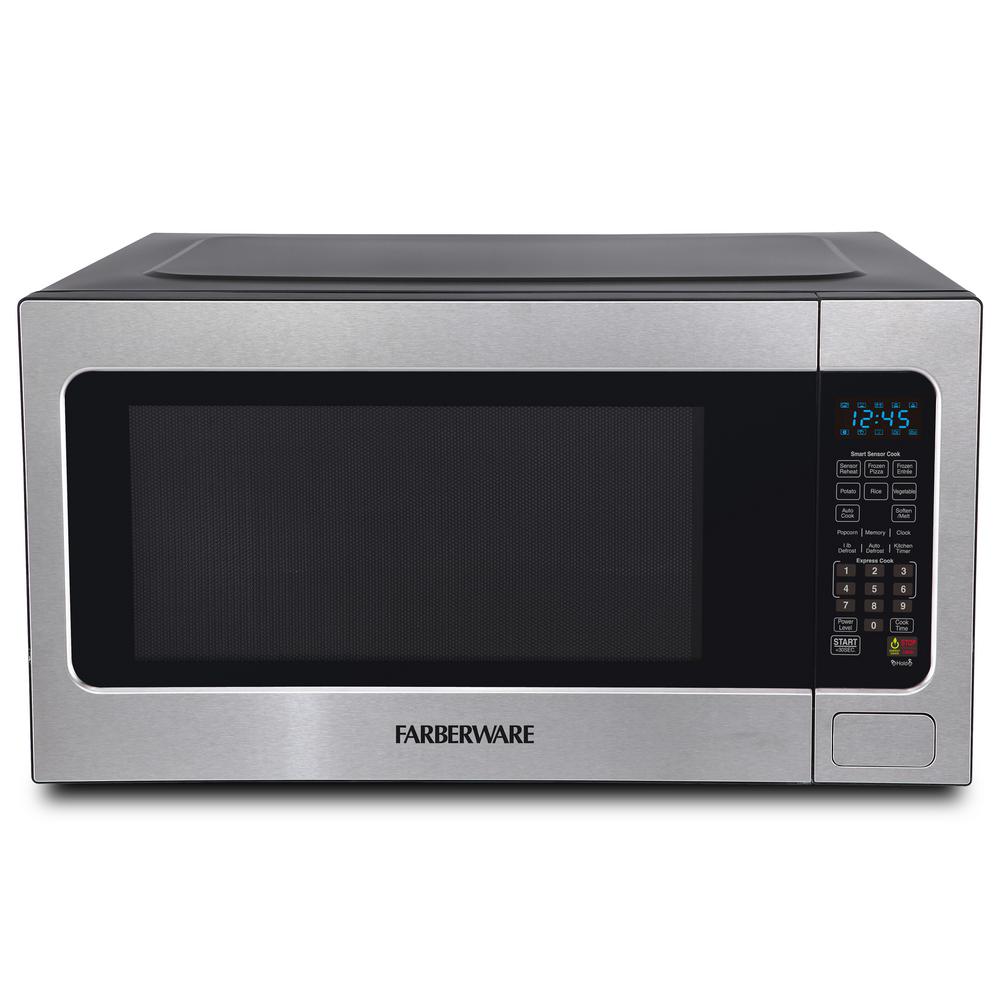 Farberware Gourmet 1.1 Cu. Ft. Countertop Microwave In Stainless Steel ...