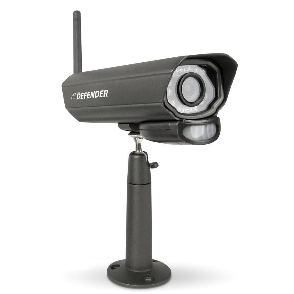 Defender Digital Wireless Standard Surveillance Camera with Night Vision and IR Cut Filter for