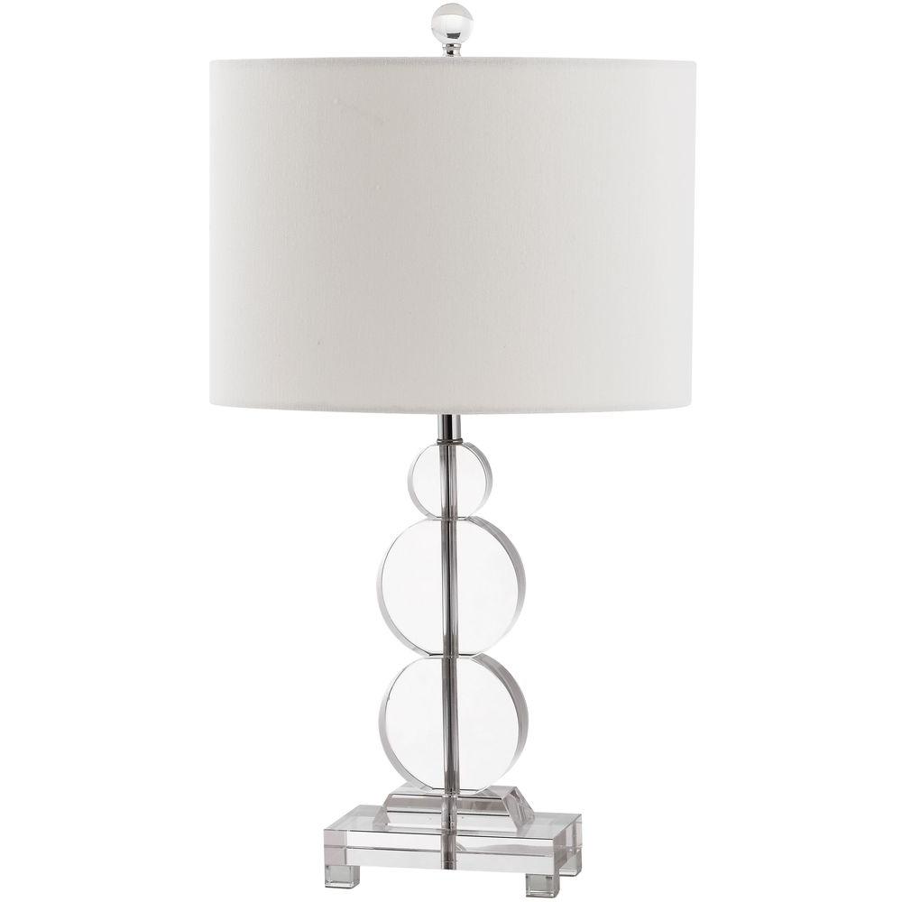 Safavieh Moira 23 In Crystal Table Lamp With White Shade Lits4097a Crystal Table Lamp With White Shade