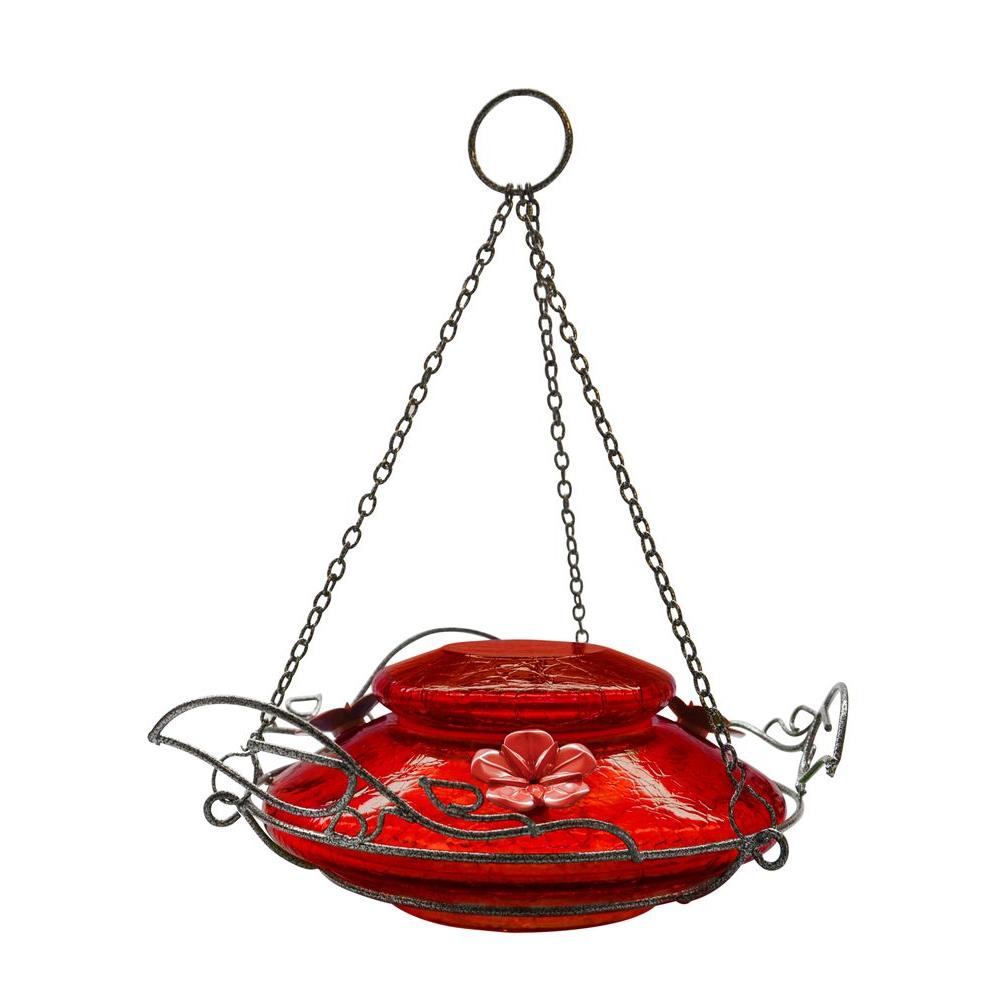 Nature's Way Red Crackle Modern Top Fill Hummingbird Feeder-MHF4 - The ...