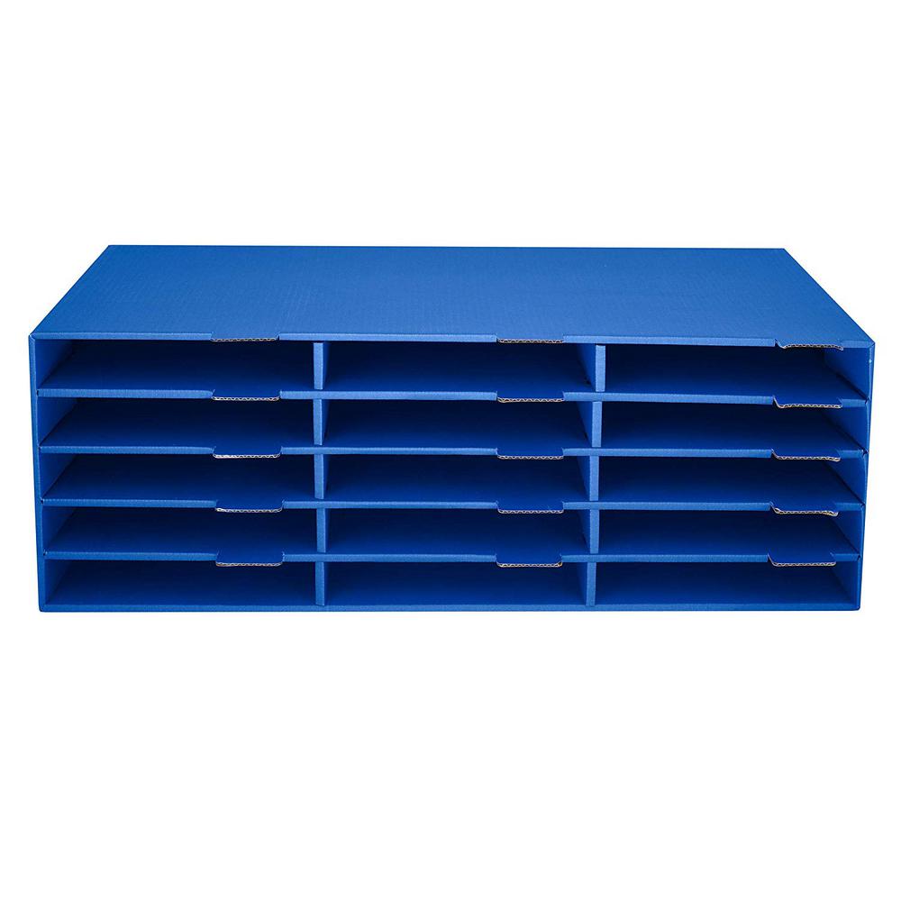 blue office accessories