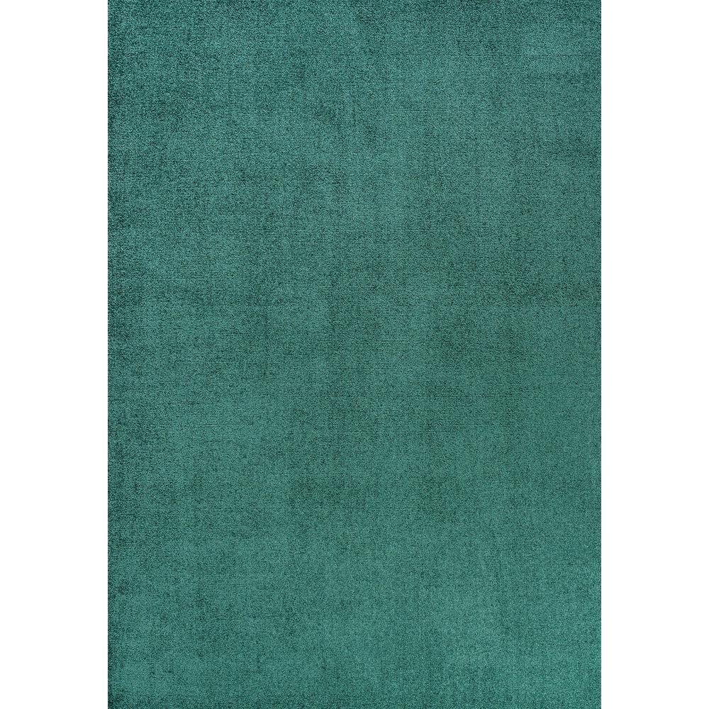 JONATHAN Y Haze Solid Low-Pile Emerald 5 ft. x 8 ft. Area Rug, Green