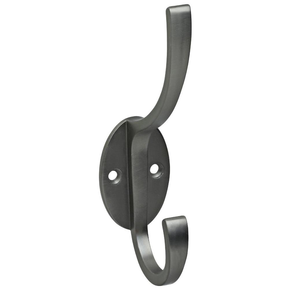 StanleyNational Hardware 51/2 in. Modern Coat and Hat Hook in Antique