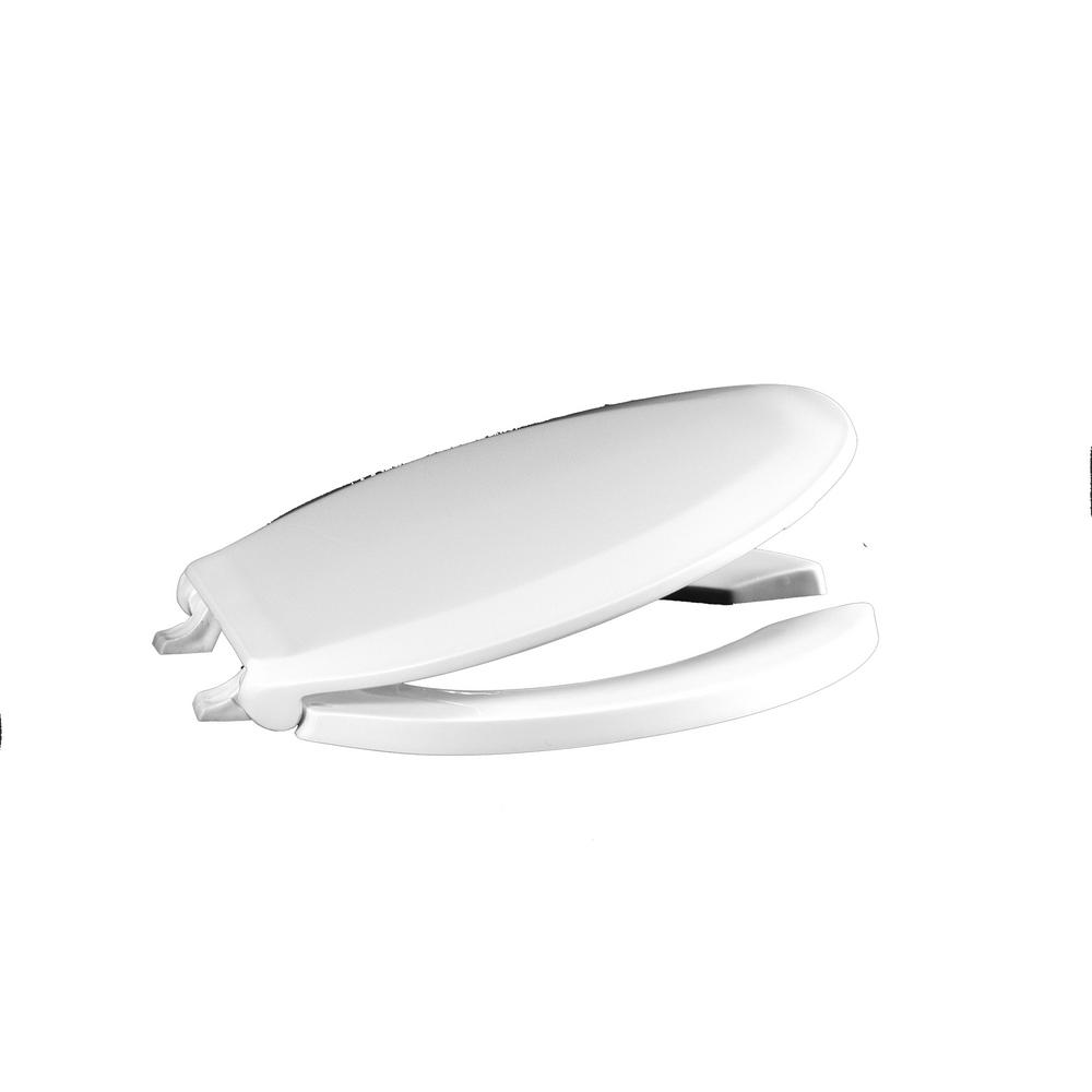 CENTOCO FastNLock Elongated Open Front Commercial Toilet Seat with