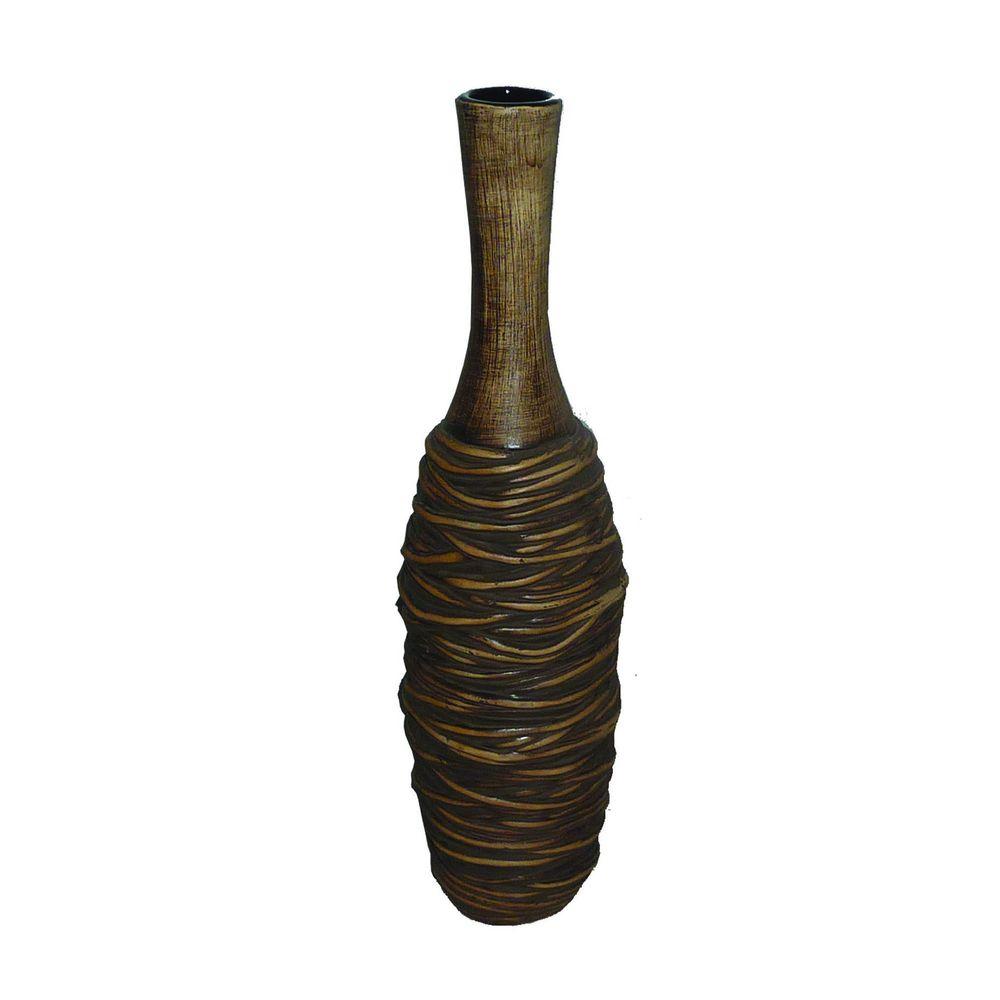 Yosemite Home Decor 26 in. H Ceramic Bottle Neck Decorative Vase in