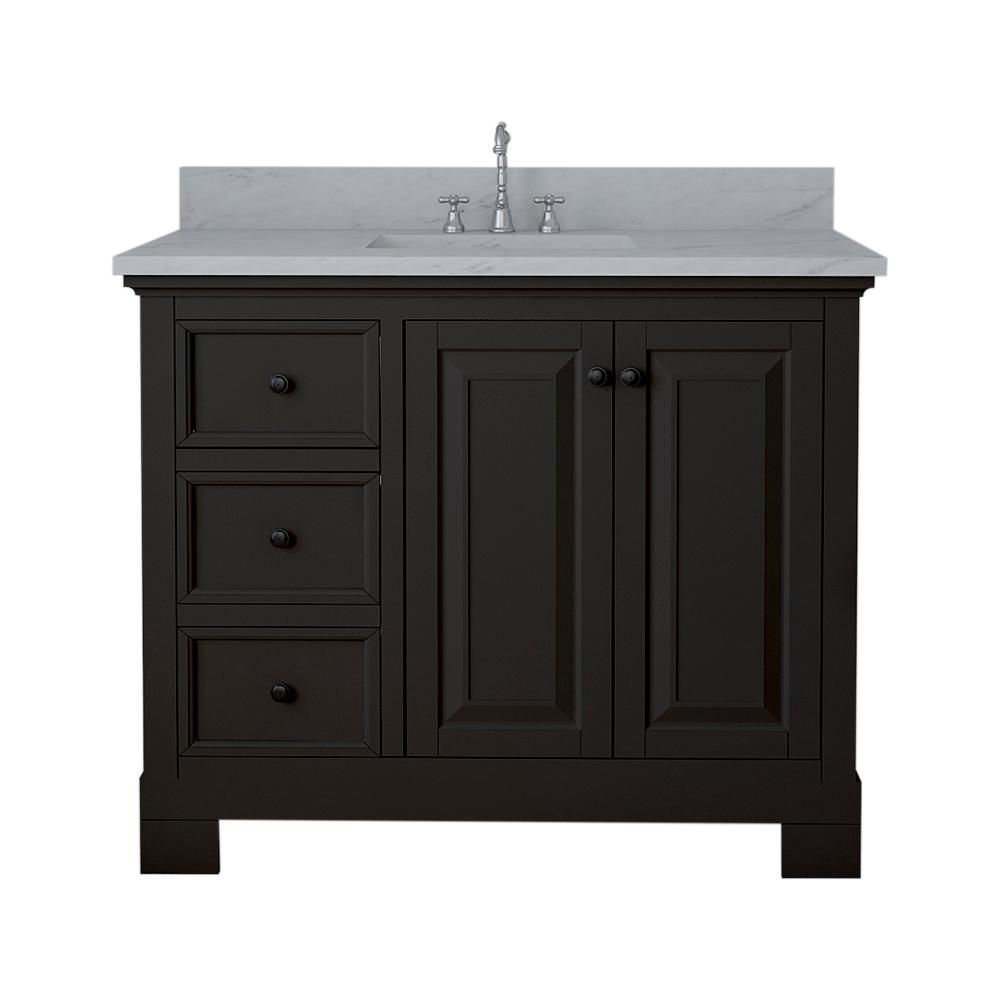 Eastwood 42 in. W x 34 in. H Bath Vanity in Espresso with ...