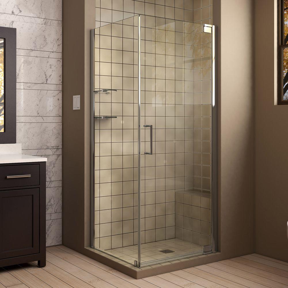 Dreamline Elegance 34 In X 32 72 Semi Frameless Pivot Dreamline Elegance 34 In X 32 72 Semi Frameless
