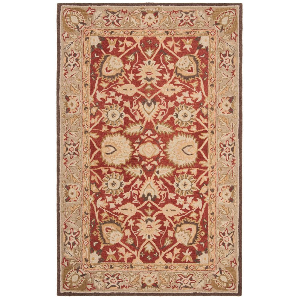 Safavieh Anatolia Rust Green 6 Ft X 9 Area Rug An512g The Safavieh Anatolia Rust Green 6 Ft X 9 Area Rug