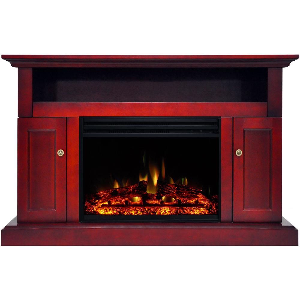 42 Metropolis Cherry Convertible Electric Fireplace This Amazing Heater Comes With Exclusive Spectrafire Flame Electric Fireplace Fireplace Fireplace Heater