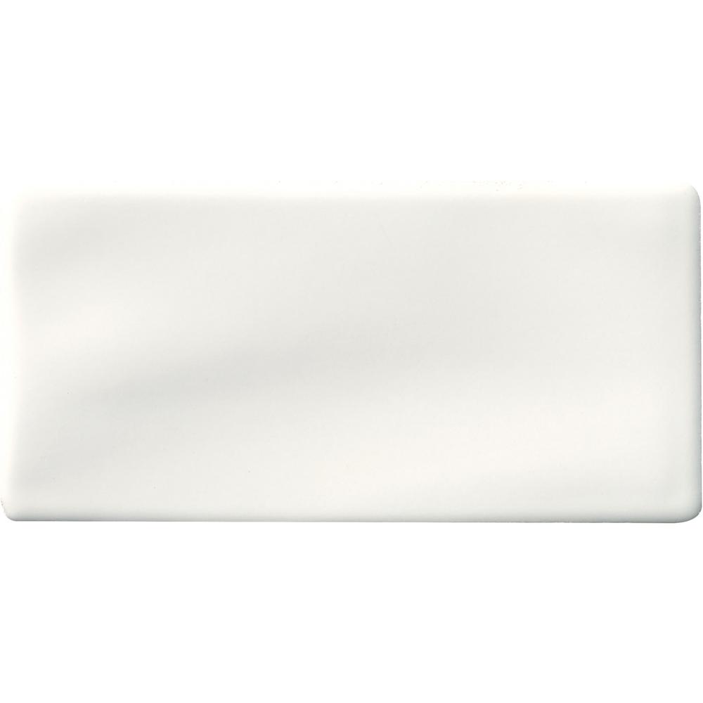 MSI Whisper White 3 In X 6 In Handcrafted Glazed Ceramic Wall Tile 1   Whisper White Msi Ceramic Tile Pt Ww36 64 1000 