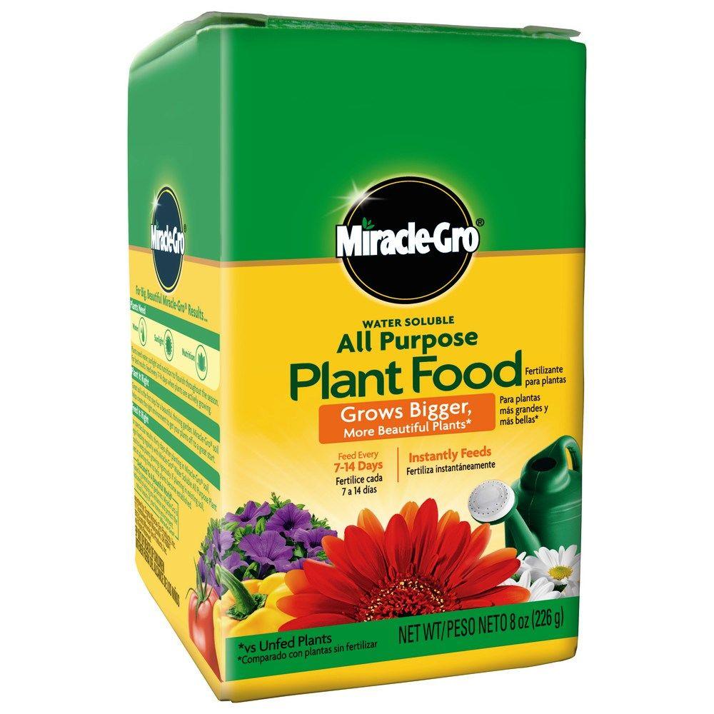 Miracle Gro Water Soluble 8 Oz All Purpose Plant Food 2000992 The