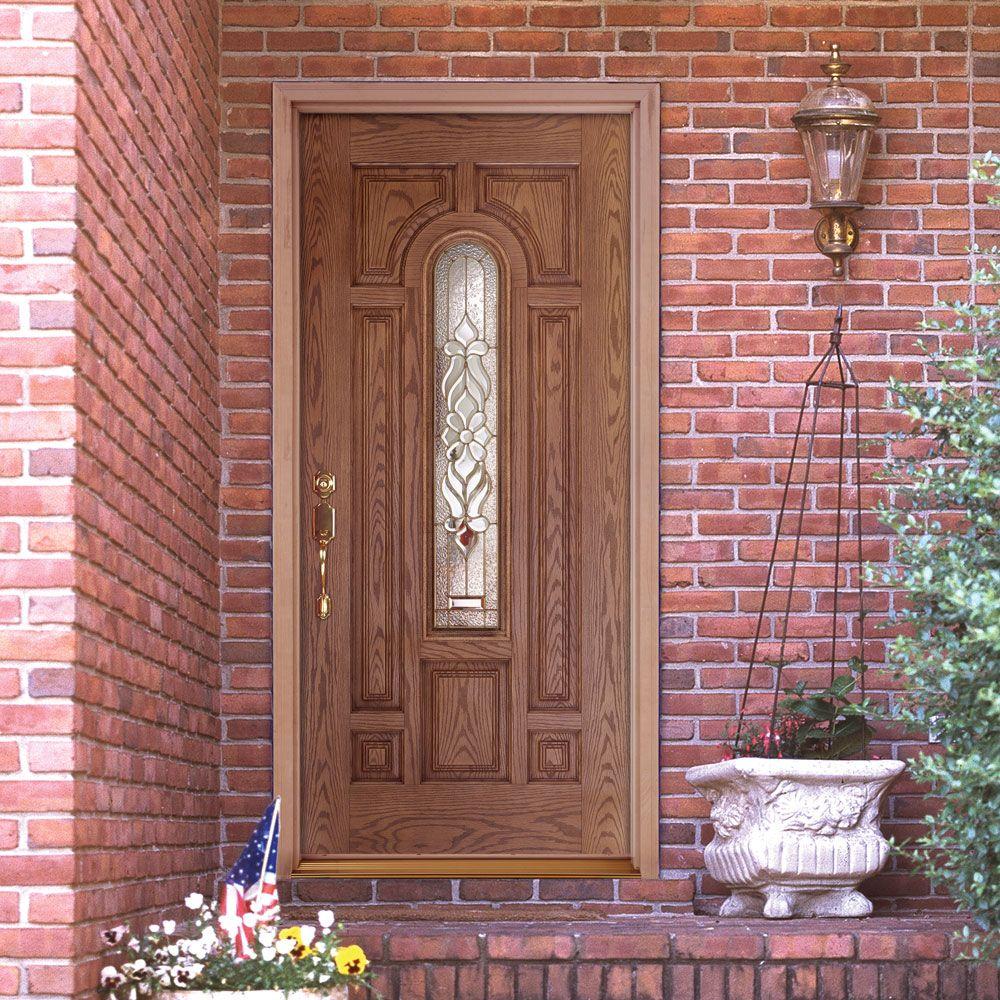 Feather River Doors 37 5 In X 81 625 In Lakewood Brass Center