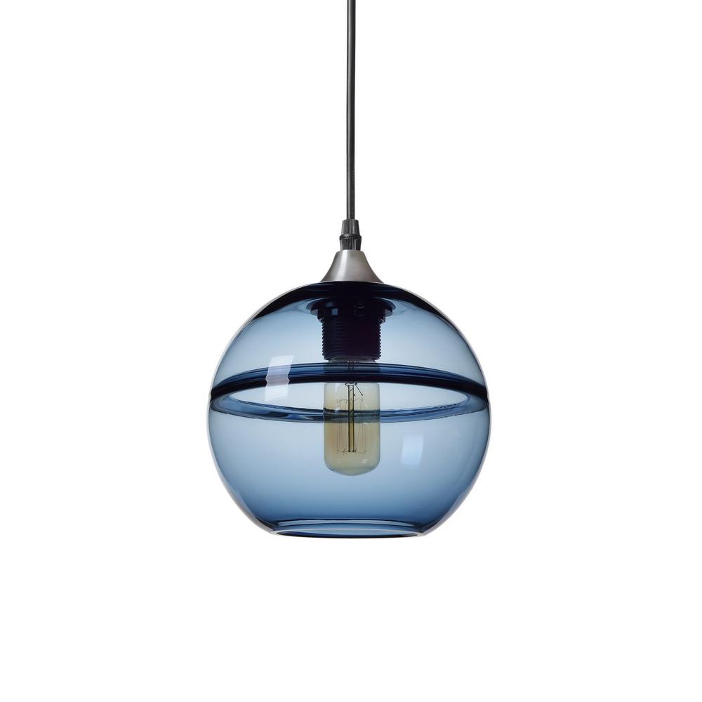 Blue Pendant Lights Lighting The Home Depot