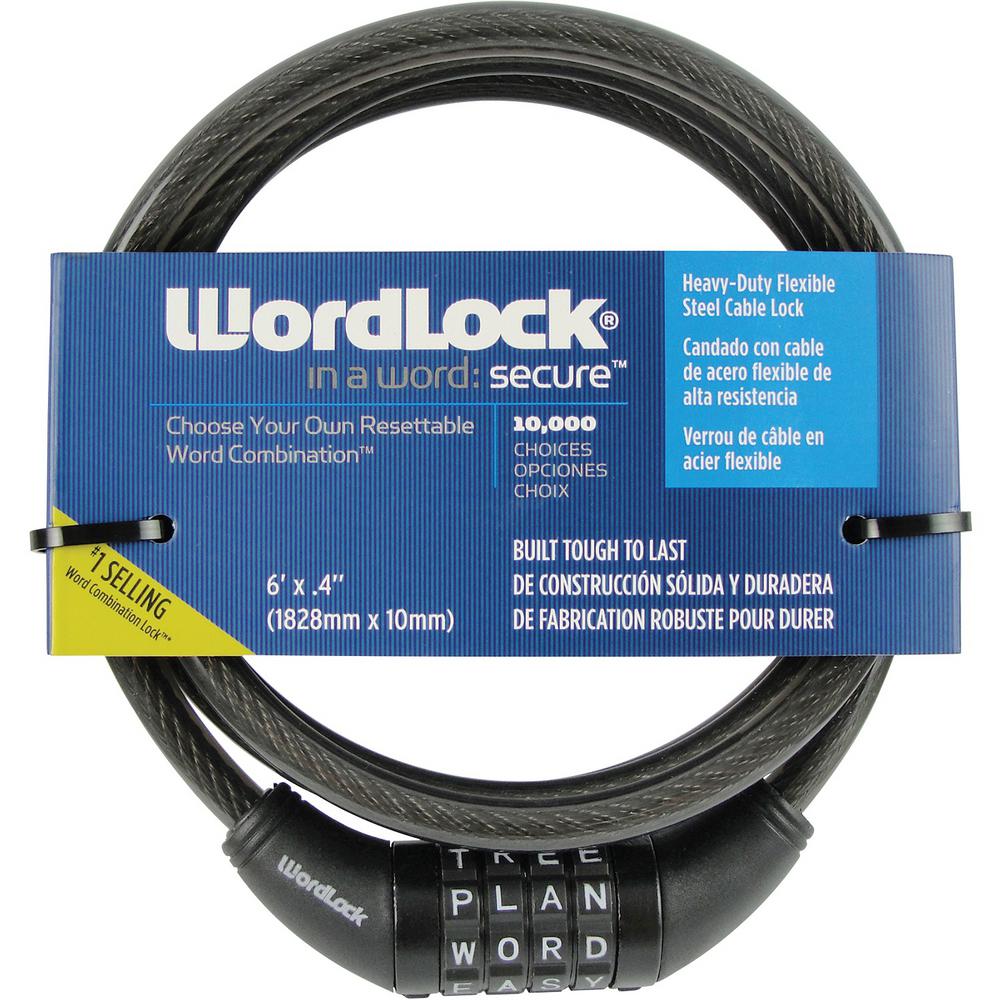 wordlock cable lock