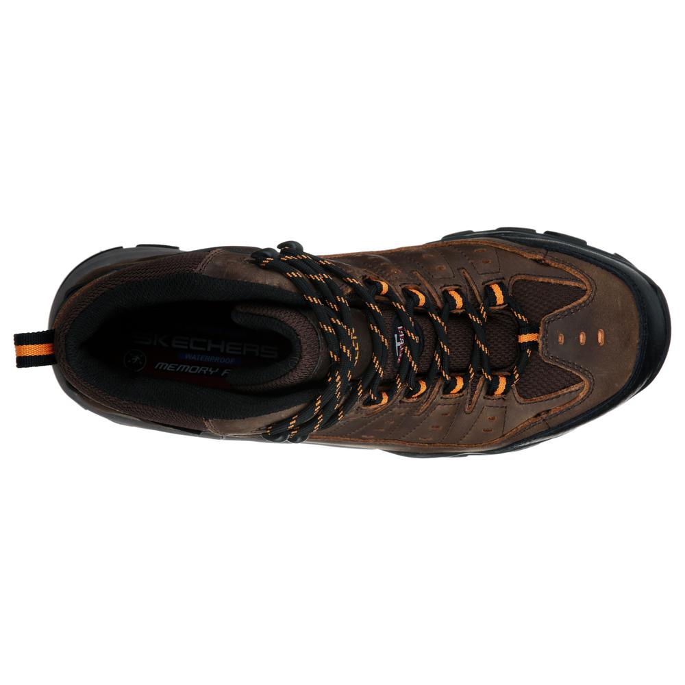 skechers men's 76987 clan waterproof work boots