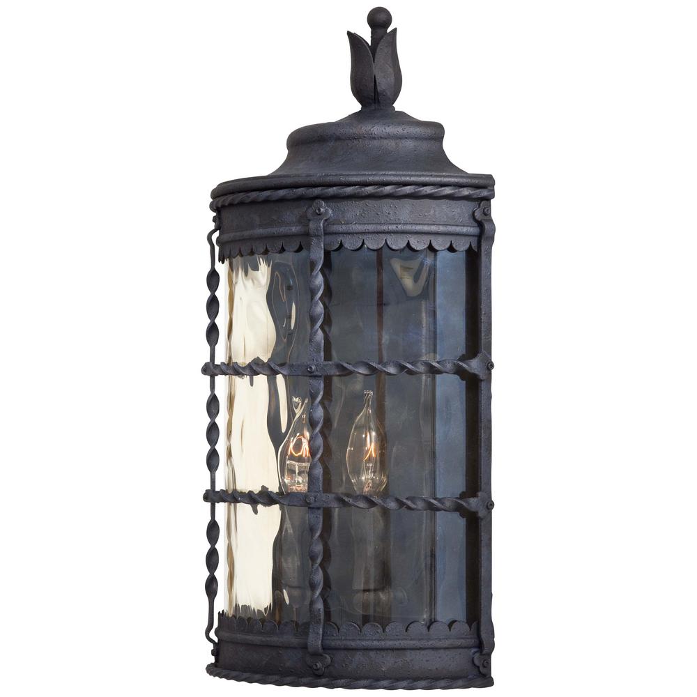 The Great Outdoors By Minka Lavery Mallorca 2 Light Spanish Iron Outdoor Wall Lantern Sconce The Great Outdoors By Minka Lavery Mallorca 2 Light Spanish Iron Outdoor Wall Lantern Sconce