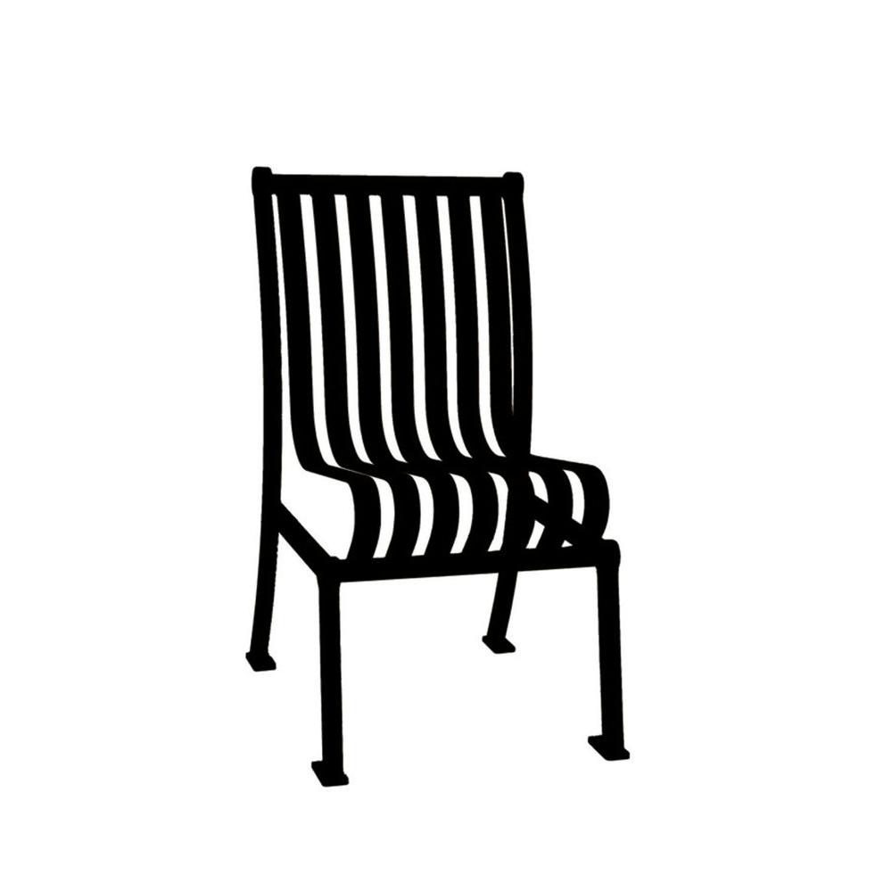 Ultra Play Black Commercial Park Hamilton Portable Patio Chair with No Arms... by Ultra Play