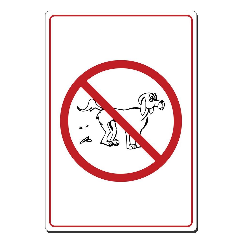 Beware of Dog 5-Pack Modern Gradient Window Cling CGSignLab 24x24