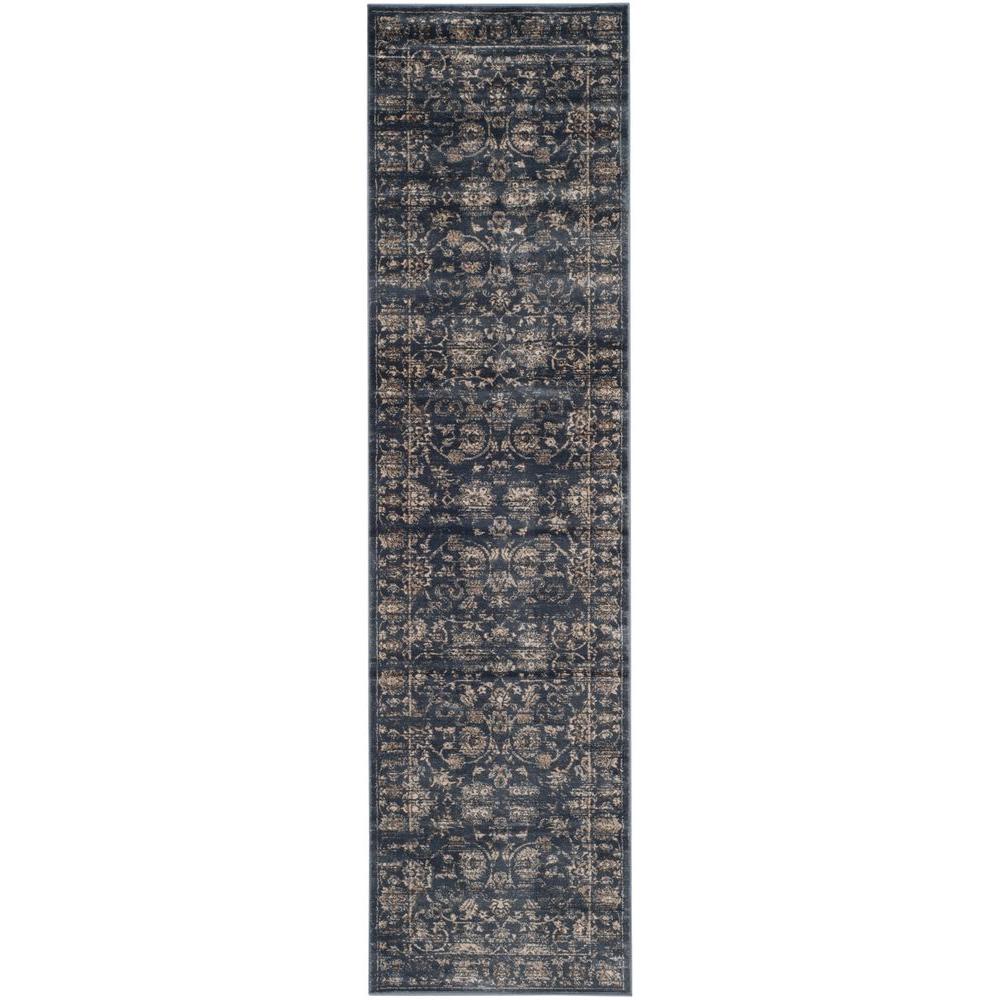Safavieh Vintage Dark Blue/Cream 2 ft. 2 in. x 8 ft. RunnerVTG442G28