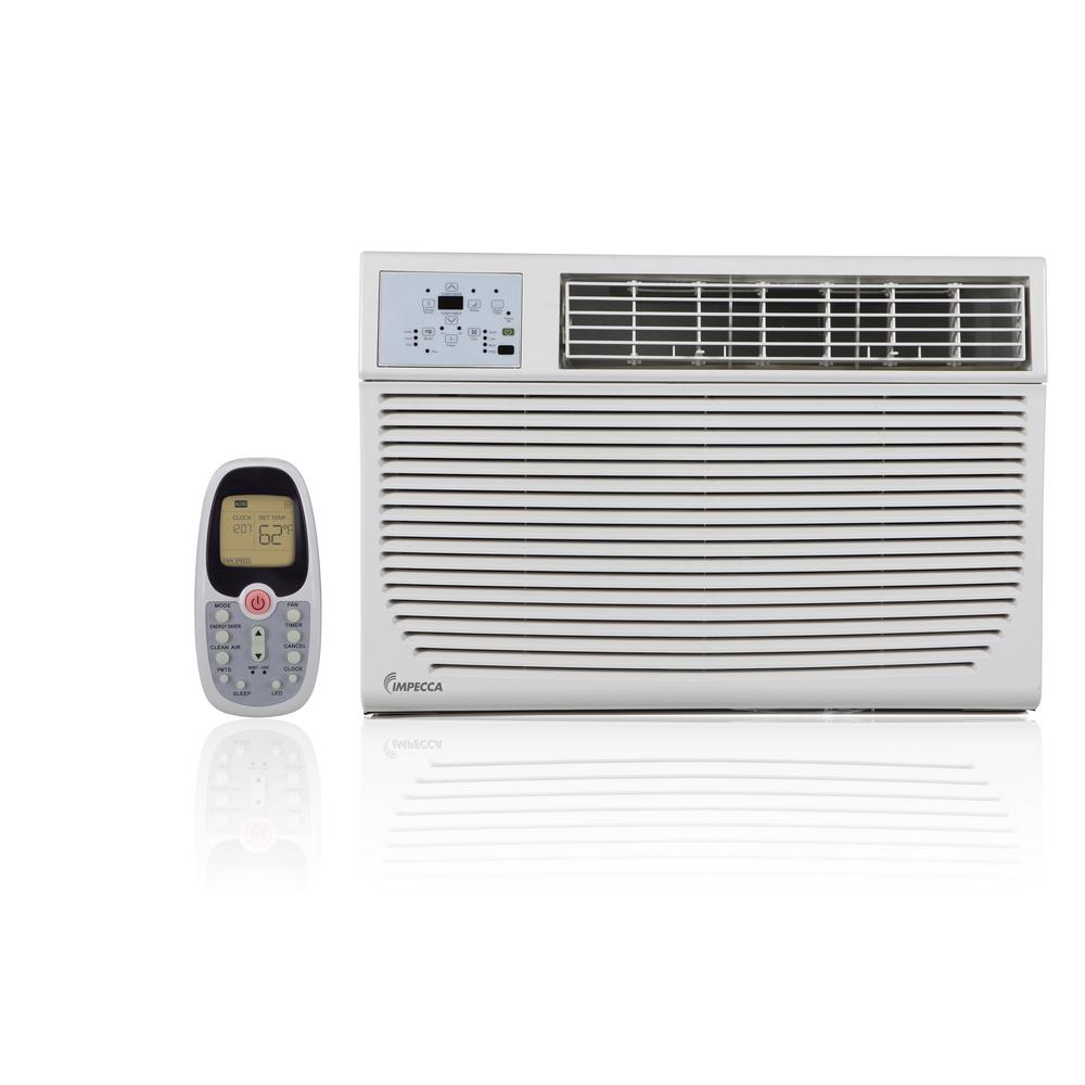 Keystone KSTAT10-2C 10000 BTU 230V Through-The-Wall Air Conditioner with Follow Me LCD Remote Control
