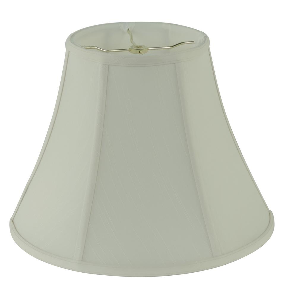 Lamp Shades Lamps The Home Depot H Creme Linen Bell Lamp Shade
