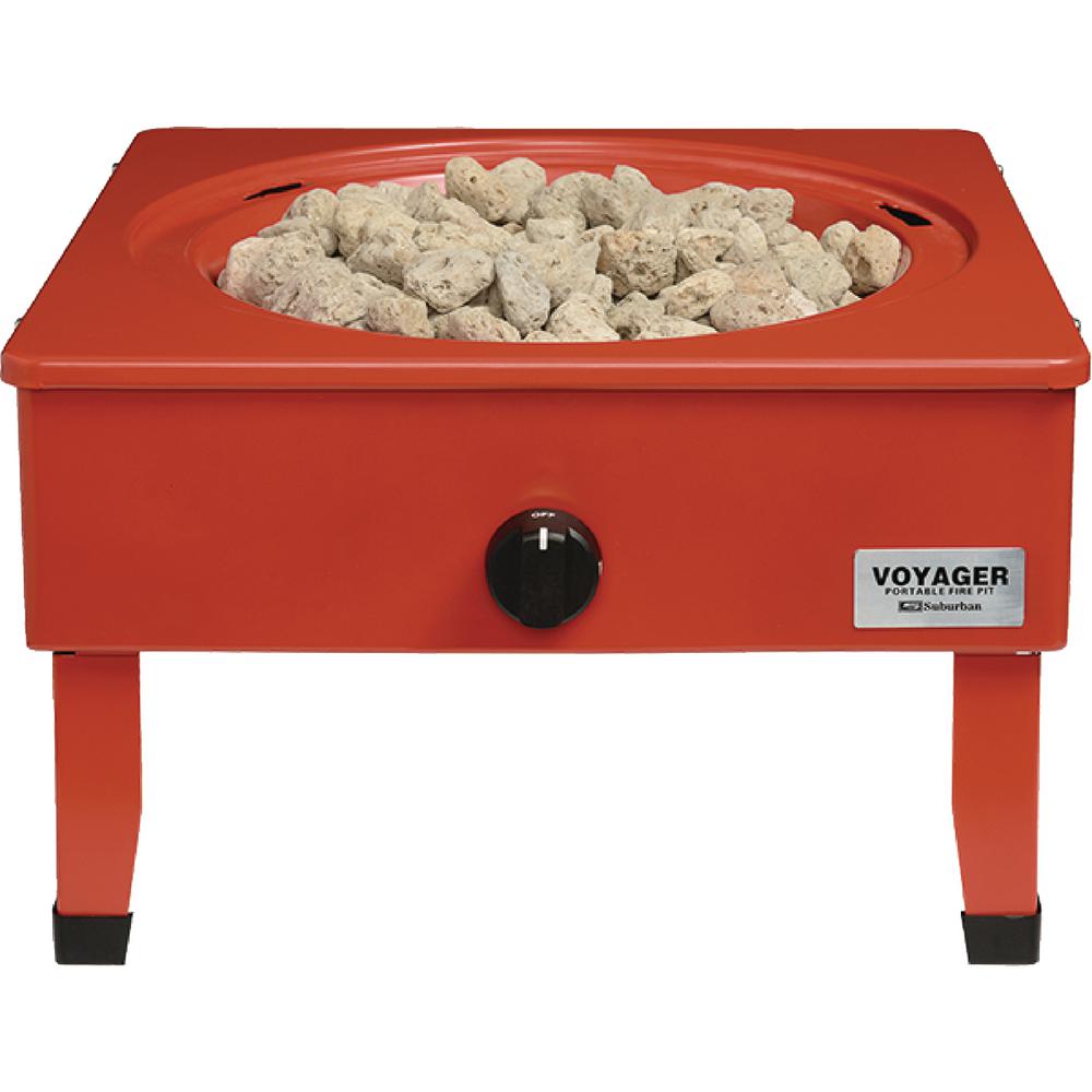 Lightweight Suburban Voyager Portable Fire Pit With Folding Legs