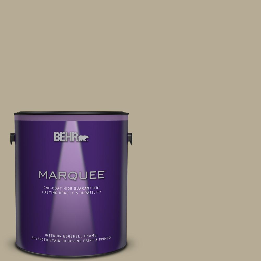 BEHR MARQUEE 1 gal. N3304 Explorer Khaki OneCoat Hide Eggshell