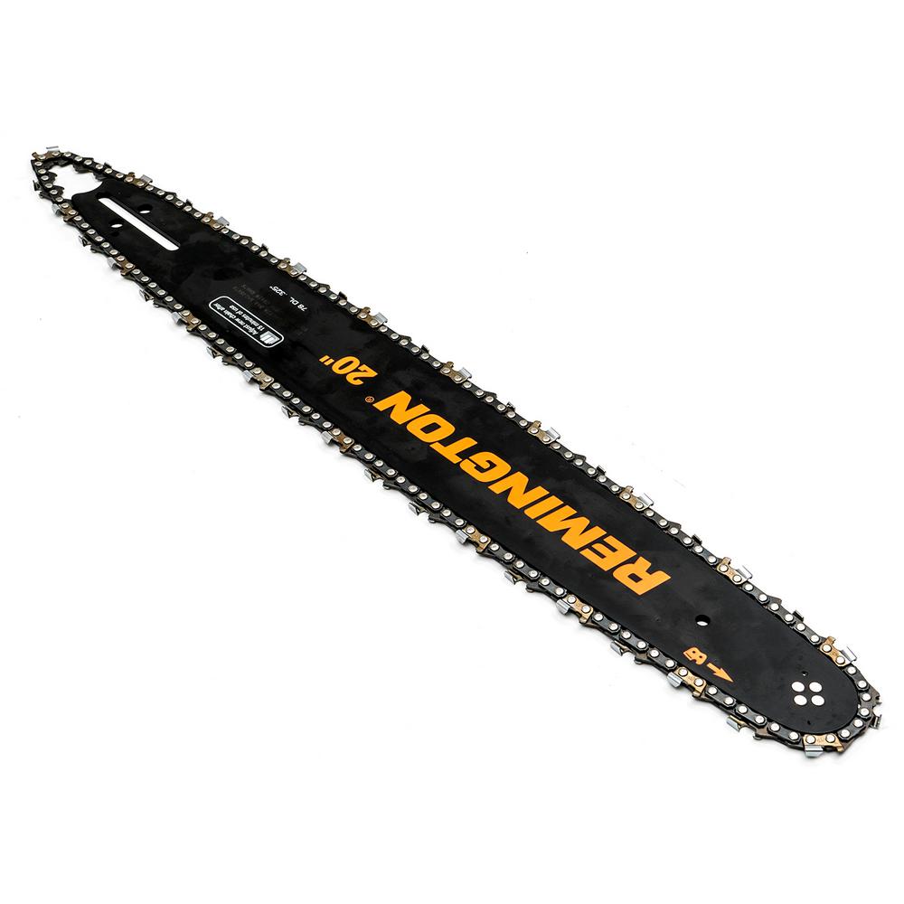 h78 20 in. chainsaw bar and chain combo remington sprocket tip arnold