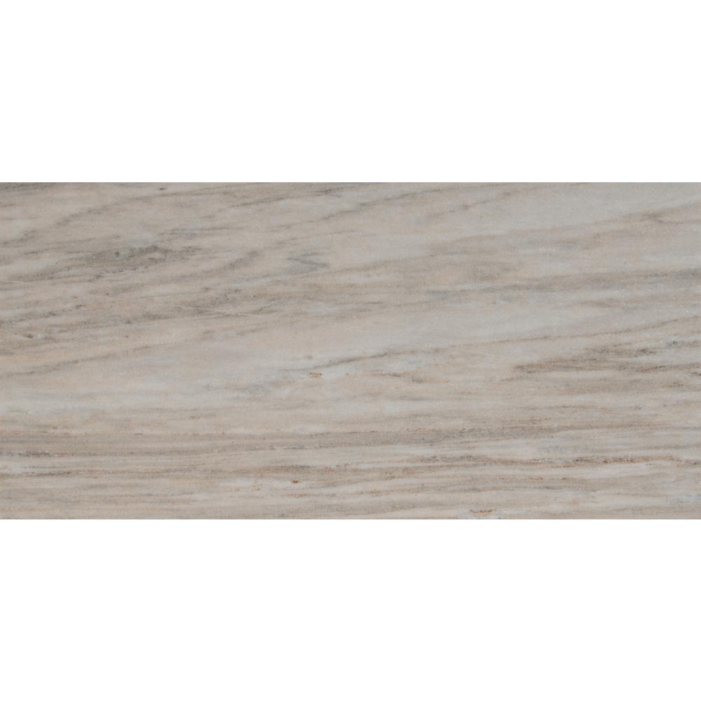 MS International Palisandro 12 in. x 24 in. Polished Marble Floor and