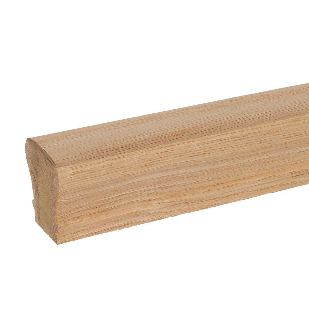 Stair Parts 6010 16 Ft Unfinished Red Oak Stair Handrail 6010r