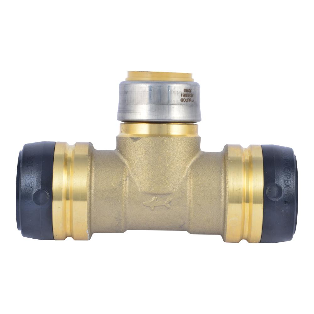 8 3//4/" SharkBite Style Push to Connect LEAD FREE BRASS TEES Plumbing Fitting