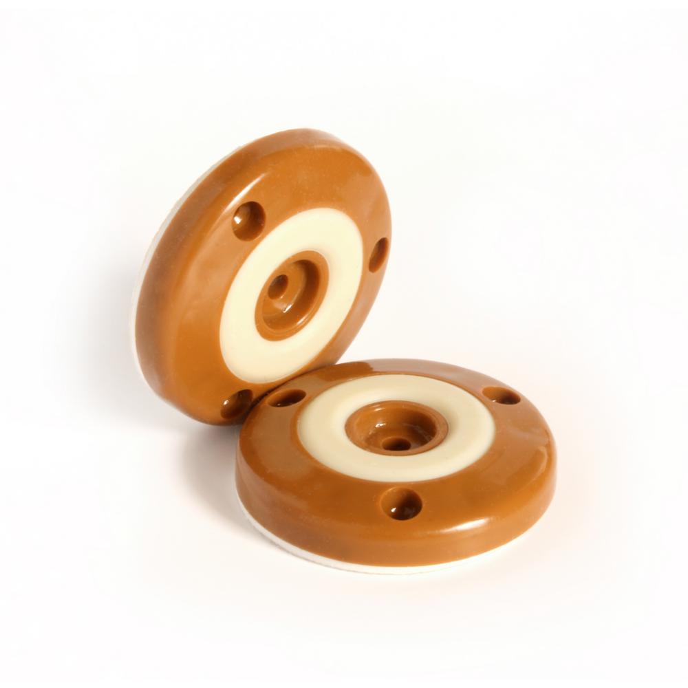 Slipstick 2 In Round Caramel Brown Furniture Feet Floor Protectors With Non Slip Rubber Grip Set Of 4 Cb500 The Home Depot