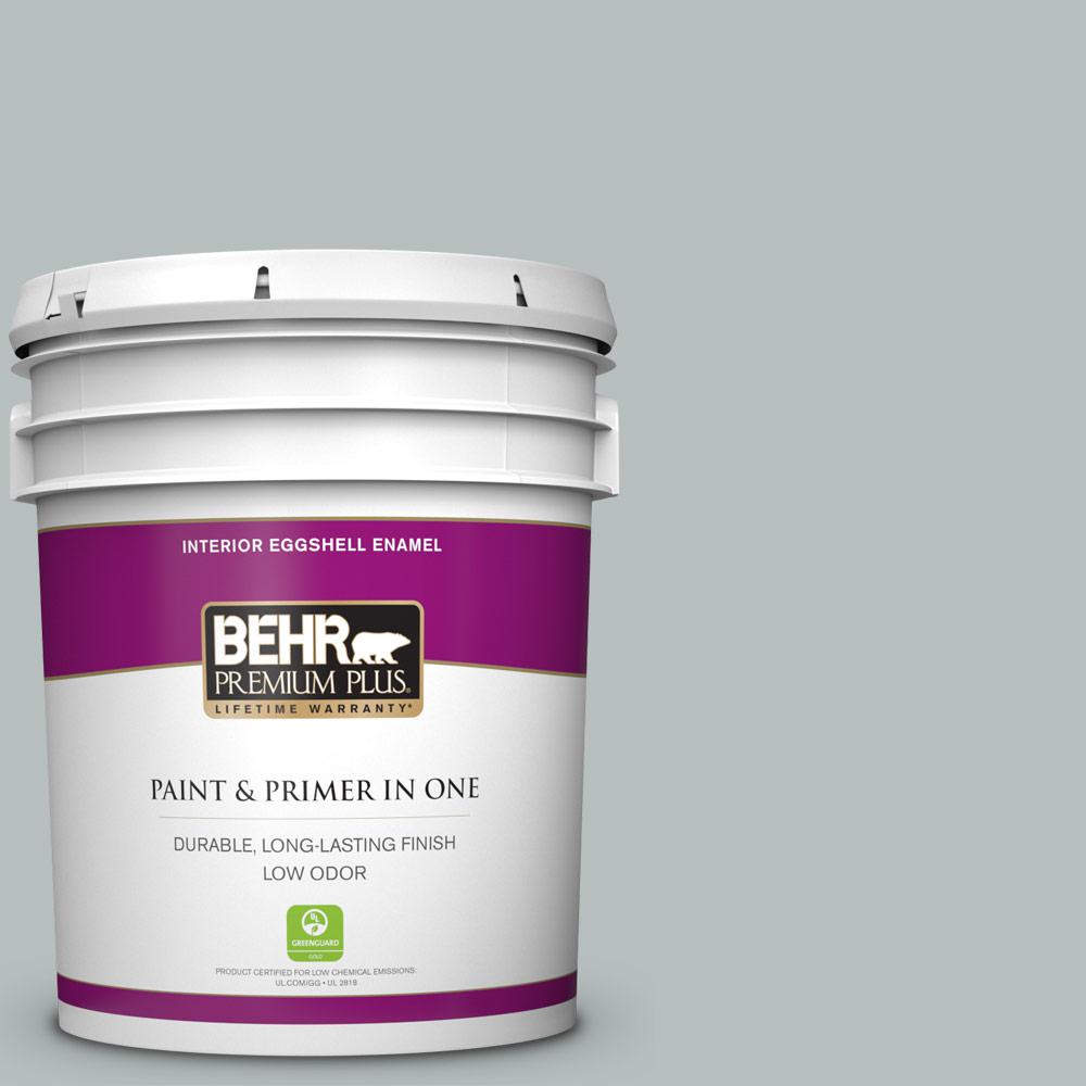 Behr Premium Plus 5 Gal 720e 3 Rocky Mountain Sky Eggs Enamel 720e 3 Rocky Mountain Sky Eggs Enamel Low