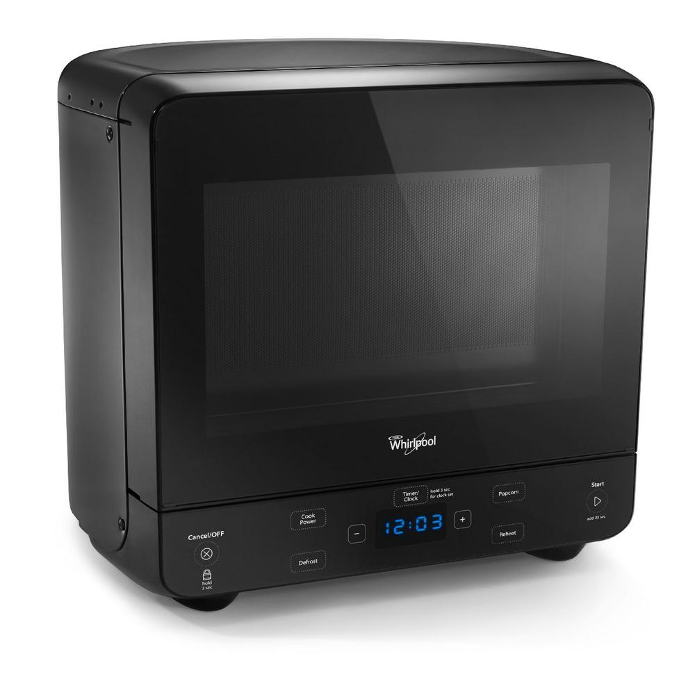 Whirlpool 0 5 Cu Ft Countertop Microwave In Black Wmc20005yb