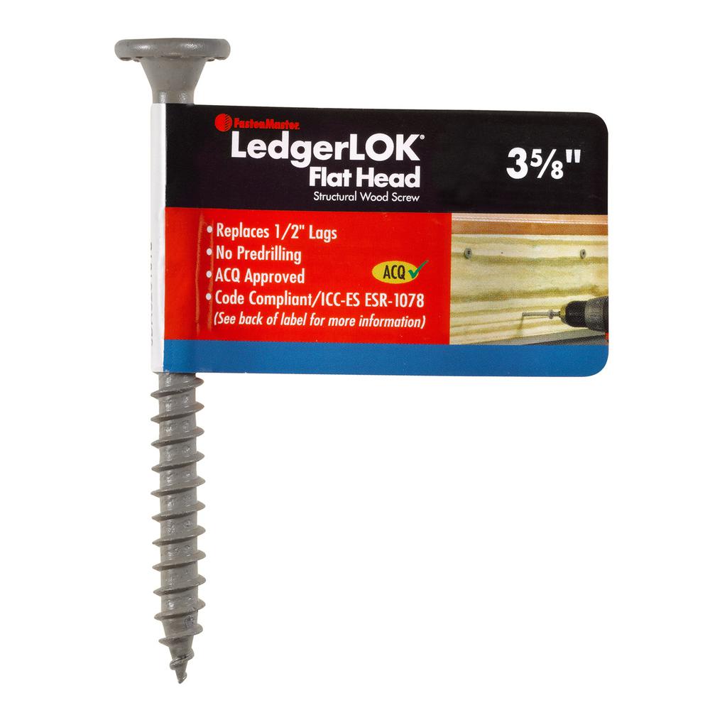 FastenMaster 35/8 in. LedgerLOK Flathead (Individual)FMLLF358INDY