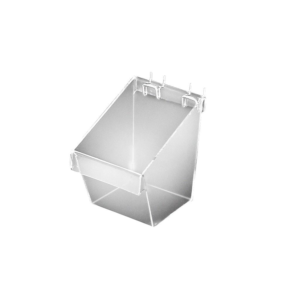 Azar Displays Small Crystal Styrene Display Bucket (4Pack)556117