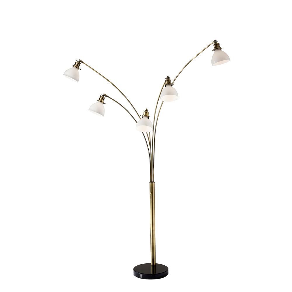 Adesso Spencer 84 In Brass Floor Lamp