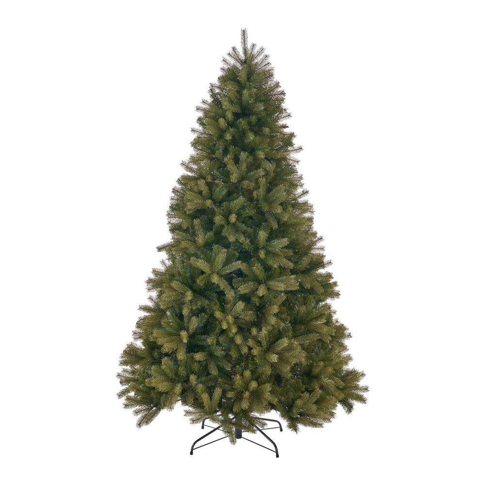 unlit artificial christmas tree