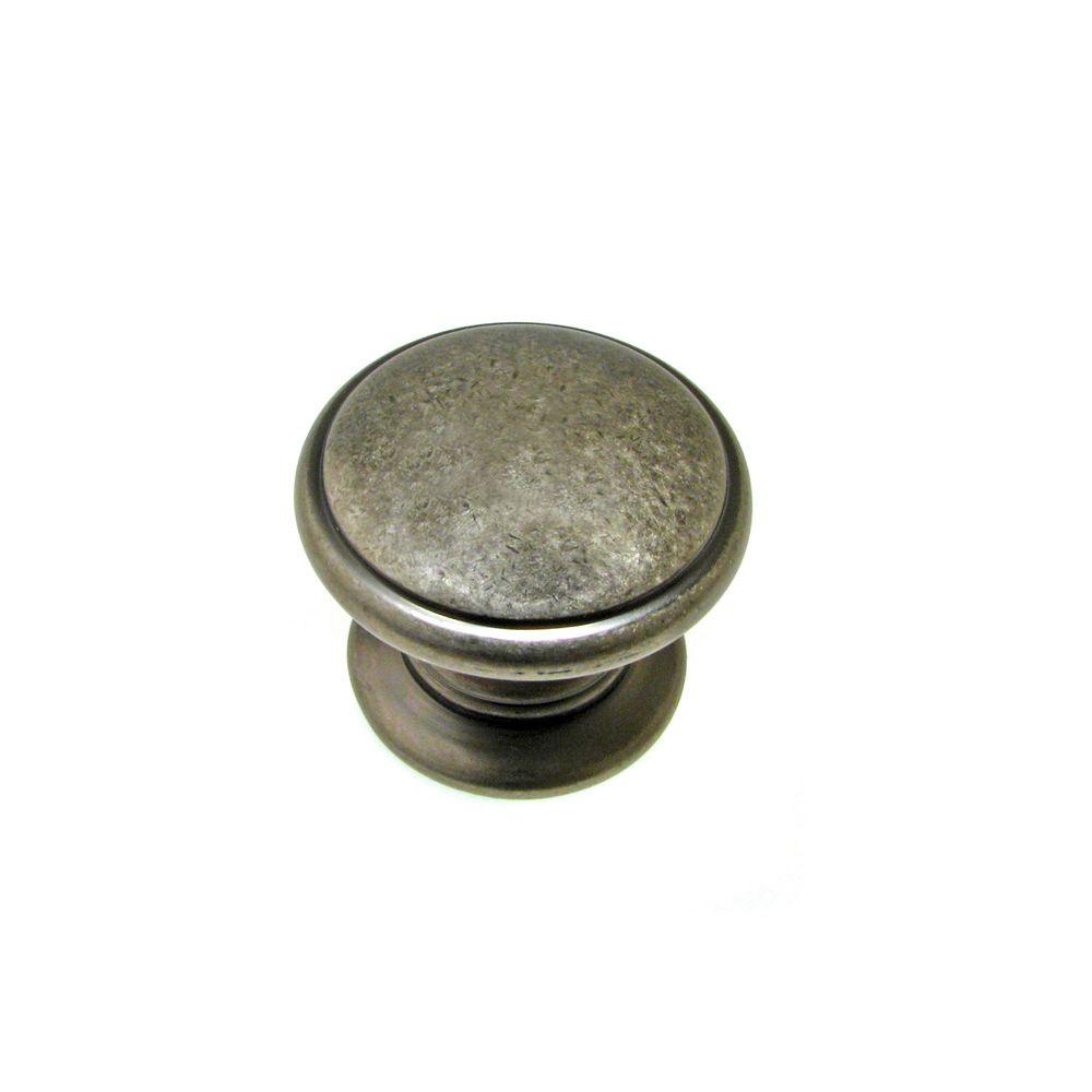 Richelieu Hardware 1-1/4 in. Pewter Cabinet Knob-BP80980142 - The Home ...