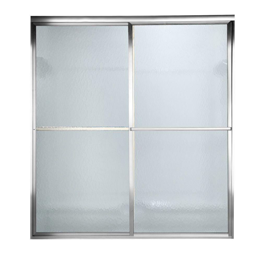 American Standard 56 in. to 60 in. x 71.5 in. Opening Prestige Framed Bypass Shower Door in